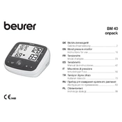 Beurer BM 40 Blood Pressure Monitor manual cover