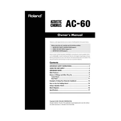 Roland A-60 manual cover