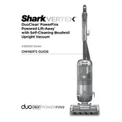 Shark Vertex AZ2000 Vacuum manual cover