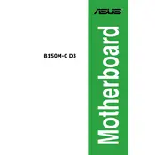 ASUS B150M-C D3 Motherboard manual cover