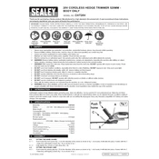 Sealey CHT20V Trimmer manual cover