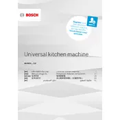 Bosch Universal MUM5XW40G Kitchen Machine manual cover