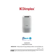 Dimplex Brava DXBRVAP4 Air Purifier manual cover