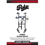 Pyle PTEDK50 Drum Kit manual cover