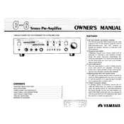 Yamaha C-6 Amplifier manual cover