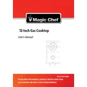 Magic Chef MCSCTG12S Cooktop manual cover