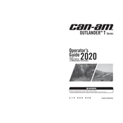 Can-Am Outlander Max Pro Plus 570 T 2020 Vehicle manual cover