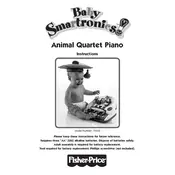 Fisher Price Mattel Baby Smartronics Animal Quartet Piano 71663 Toy manual cover