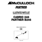 McCulloch Cabrio 246 manual cover