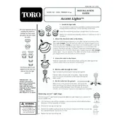 Toro Accent Lights 52202 Light Kit manual cover