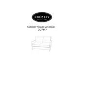 Crosley СO7117 Loveseat manual cover