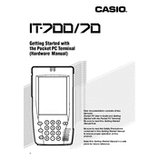 Casio IT-70 Terminal manual cover