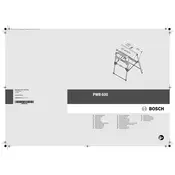 Bosch PWB 600 Bench manual cover