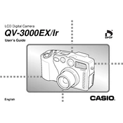 Casio QV3000EX Camera manual cover