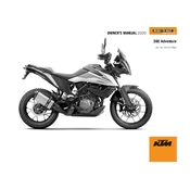 KTM Adventure 390 2020 Motorcycle manual cover