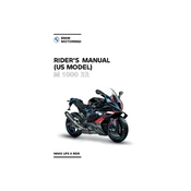 BMW M 1000 RR 2023 Motorcycle manual cover