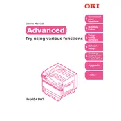 Oki Pro9541WT Printer manual cover