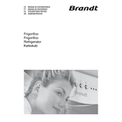 Brandt SA2262E Refrigerator manual cover