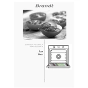 Brandt BXP4490X Oven manual cover