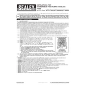 Sealey WPP3000S Pump manual cover