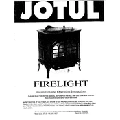 Jotul Firelight Stove manual cover