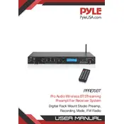 Pyle PPRE70BT Preamplifier manual cover