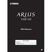 Yamaha Arius YDP-105 Piano manual cover