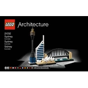 LEGO Sydney 21032 Construction Set manual cover