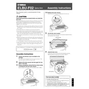 Yamaha ELBU-F02 Keyboard manual cover