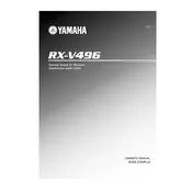 Yamaha RX-V496 Receiver manual cover