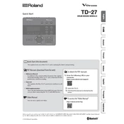 Roland TD-27 manual cover