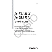 Casio fx-82AR X Calculator manual cover