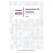 Simrad StructureScan 3D Transducer manual cover