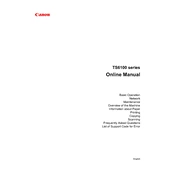 Canon TS6100 Series manual cover