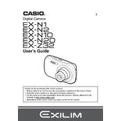 Casio EXN1 Camera manual cover