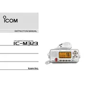 Icom IC-M323 Transceiver manual cover