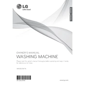 LG WM3570HVA WM3570HVA.ASSEPUS Washing Machine manual cover