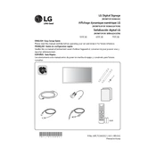 LG 55TC3D 55TC3D-B.AUS Signage manual cover