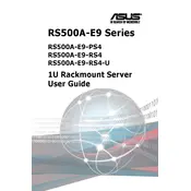 ASUS RS500A-E9-PS4 Server manual cover