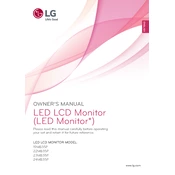 LG 22MB35P 22MB35P-I.AUS Monitor manual cover