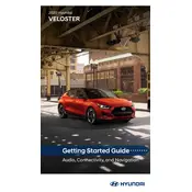 Hyundai Veloster 2020 Hatchback manual cover