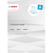 Bosch Series 6 DIB97JP50 Hood manual cover