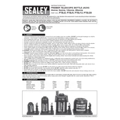 Sealey PTBJ2 Bottle Jack manual cover