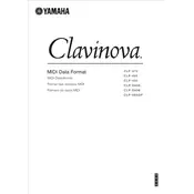 Yamaha Clavinova CLP-430 Piano manual cover