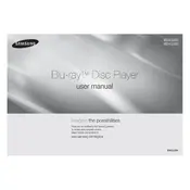 Samsung BD-E5200 Blu-ray Player manual cover