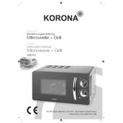 Korona 58040 Microwave manual cover