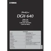 Yamaha Portable Grand DGX-640 Piano