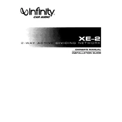 Infinity KAPPA XE 2 Crossover manual cover