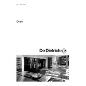 De Dietrich DOV1145XC Oven manual cover