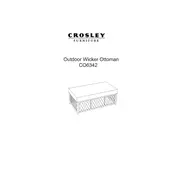 Crosley CO6342 Ottoman manual cover